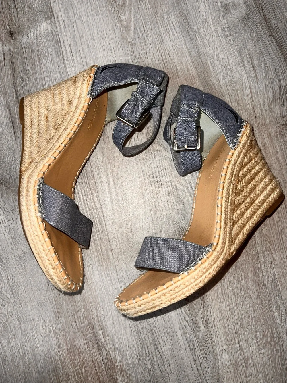 Nautica chambray espadrille